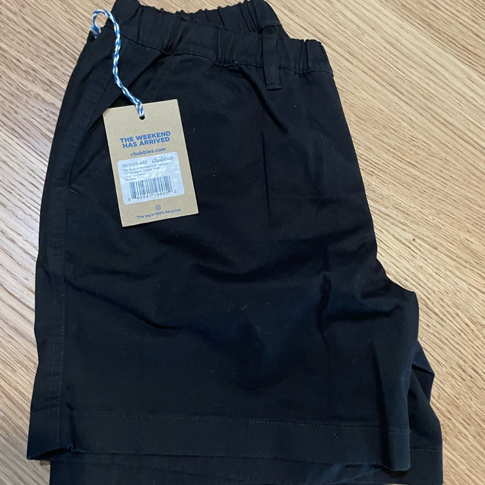 Chubbies black shorts